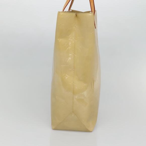 LOUIS VUITTON Monogram Vernis Reade MM Hand Bag Beige M91141 - Picture 4 of 12